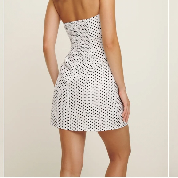 Reformation Isha Linen Dress Ivory - Size 4 - Picture 2 of 4